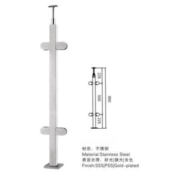 BR-RC-06  Glass Railing Post